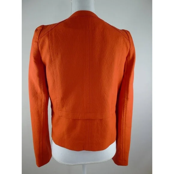 Comptoir Des Cotonniers Molia Cotton Orange Jacket - Picture 3 of 6